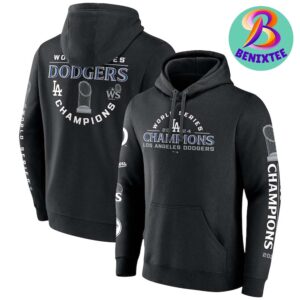 2024 MLB World Series Champions Official Logos Los Angeles Dodgers Hoodie Shirt