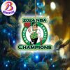 Boston Celtics 2024 National Basketball Association NBA Champions Logo Holiday Christmas Decorations Ornament