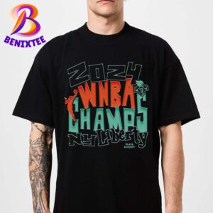 2024 WNBA Finals Champions Playa Society New York Liberty T-Shirt