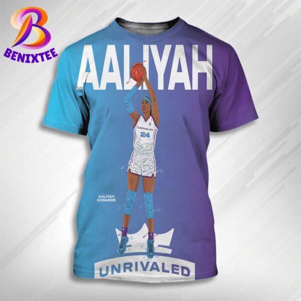 Aaliyah Edwards Is The Twenty-Eighth WNBA Player To Join Unrivaled Basketball All Over Print Shirt