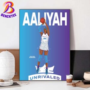 Aaliyah Edwards Is The Twenty-Eighth WNBA Player To Join Unrivaled Basketball Home Decor Poster Canvas