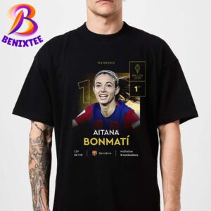 Aitana Bonmatí Barcelona Becomes Back-To-Back Winner 2024 The Women’s Ballon D’or Stays In Spain Unisex T-Shirt