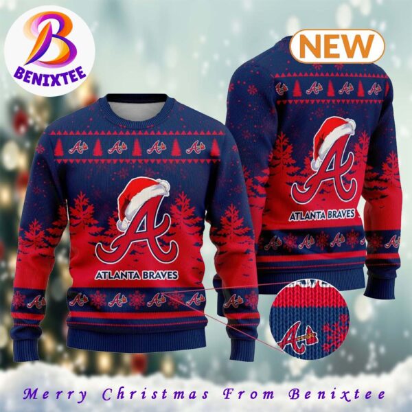 Atlanta Braves MLB 2024 Gift For Holiday Ugly Christmas Sweater