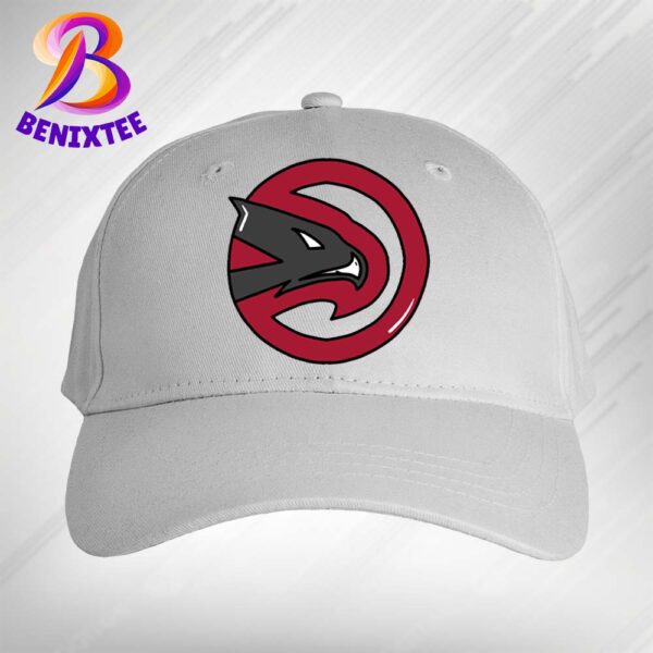 Atlanta Hawks x Atlanta Falcons NFL x NBA Logos Combined Atlanta Sport Teams Classic Cap Snapback Hat