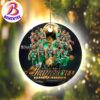 Boston Celtics 2024 National Basketball Association NBA Champions Logo Holiday Christmas Decorations Ornament