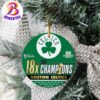 NBA The Finals 2024 NBA Champions Boston Celtics Holiday Christmas Decorations Ornament