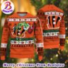 NFL Cincinnati Bengals Football Custom Name Grinch Drink Up Gift For Men And Women 2024 Ugly Christmas Sweater