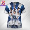 2024 MLB American League Champions The New York Yankees Clinched MLB World Series All Over Print Shirt