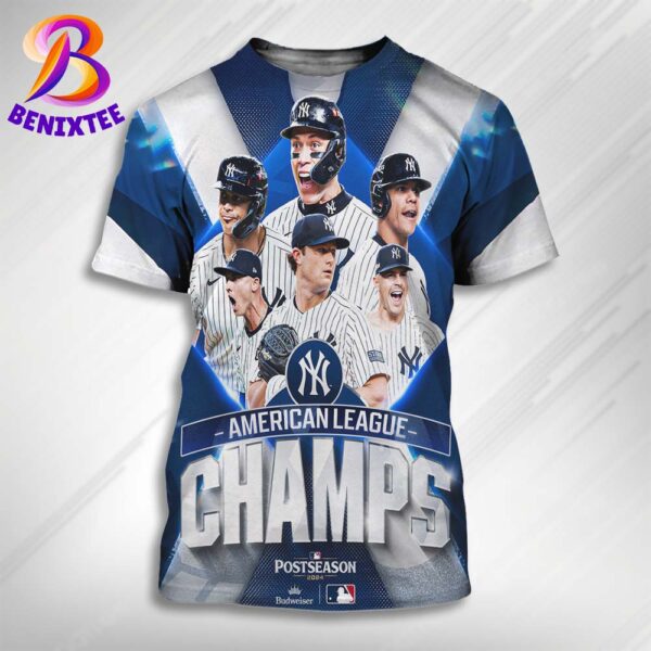 Congrats New York Yankees 2024 American League Champions Clinched MLB Postseason World Series 2024 All Over Print Shirt