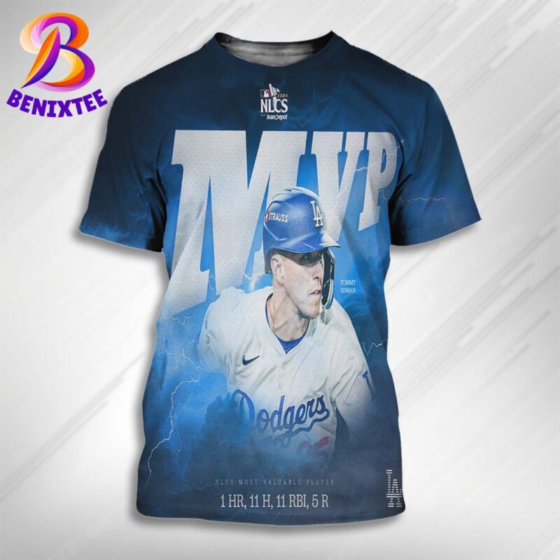 Congrats Tommy Edman From Los Angeles Dodgers MLB 2024 NLCS MVP All Over Print Shirt