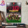 USC Trojans Women’s Soccer Clinches Their First Big Ten Champions 2024 Title With A Win Over UCLA Home Decor Poster Canvas