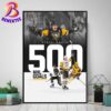 Evgeni Malkin Becomes The 48th Player In NHL History To Score 500 Career Goals Poster Canvas