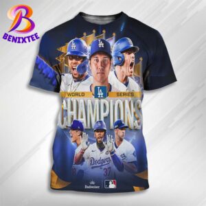 Congratulations Los Angeles Dodgers Champions 2024 MLB World Series All Over Print Shirt