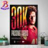 Patrick Mahomes Has Made History As The Fastest Player To Reach 30000 Passing Yards Wall Deccor Poster Canvas