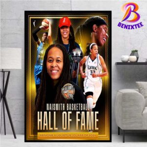 Congratulations To Seimone Augustus For Her Induction To The Naismith Basketball Hall Of Fame 2024 Home Decor Poster Canvas