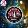 Florida Panthers Vs Edmonton Oilers 2024 Stanley Cup Final NHL Dueling Christmas Holiday Decorations Ornament