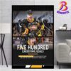 Evgeni Malkin Pittsburgh Penguins Is The Newest Member Of The 500-Goal Club NHL Poster Canvas For Home Decor