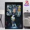 NHL Career Point No 1600 Makes Sidney Crosby The First Among Active Players And 10th In NHL History To Hit The Mark Poster Canvas