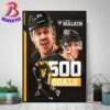 Evgeni Malkin Becomes The 48th Player In NHL History To Score 500 Career Goals Poster Canvas