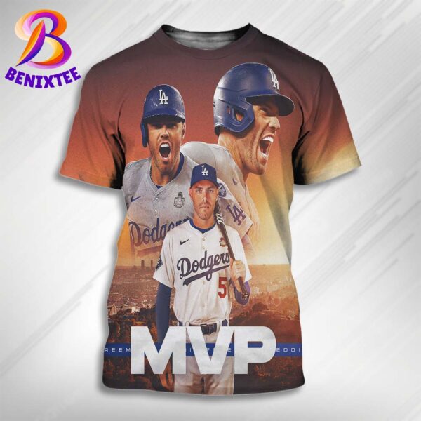 Freddie Freeman Is The 2024 World Series MVP All Over Print Shirt