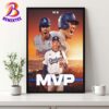 Congrats Freddie Freeman Los Angeles Dodgers MVP 2024 MLB World Series Champions Home Decor Poster Canvas