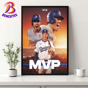 Freddie Freeman Is The 2024 World Series MVP Home Decor Poster Canvas