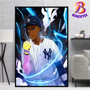 Jazz Chisholm Jr New York Yankees Has The Power Home Decor Poster Canvas