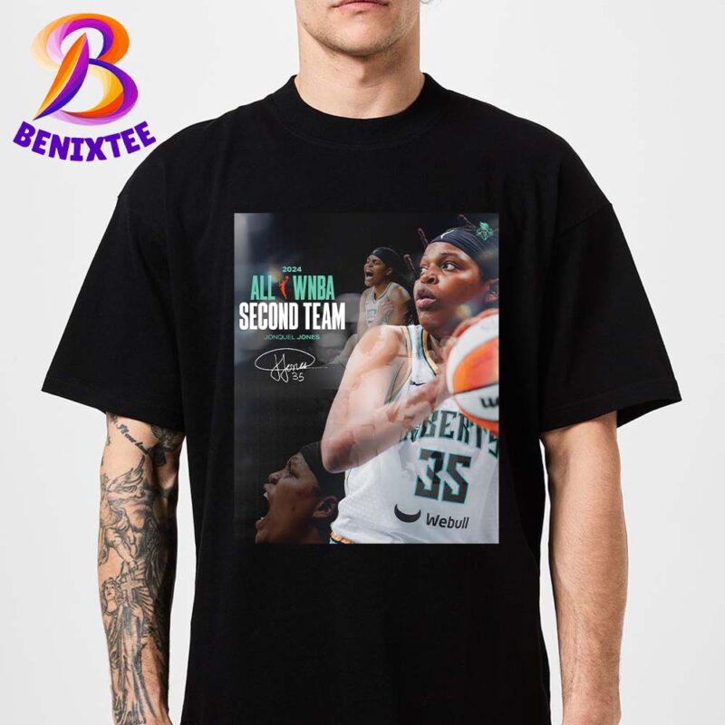 Jonquel Jones New York Liberty Has Been Named To The All WNBA Second Team 2024 Classic T Shirt