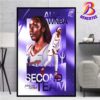 Jonquel Jones New York Liberty Has Been Named To The All-WNBA Second Team 2024 Poster Canvas For Home Decor