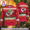 NFL Kansas City Chiefs Football Grinch Xmas Pattern Knitted Ugly Christmas Sweater