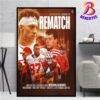 Bo Nix Denver Broncos Vs Spencer Rattler New Orleans Saints NFL 2024 Rookie Quarterbacks Faceoff Home Decor Poster Canvas