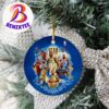 Official New York Yankees Vs Los Angeles Dodgers 2024 MLB World Series Christmas Tree Decorations Ornament