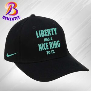 Liberty Has A Nice Ring To It Nike x New York Liberty WNBA Finals Champions 2024 Classic Cap Sanpback Hat