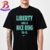 Statue Of Liberty Cover New York Liberty WNBA Finals Champions 2024 Unisex T-Shirt