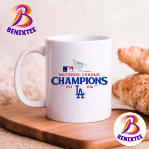 Los Angeles Dodgers 2024 National League Champions MLB World Series Ceramic Mug