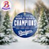 Los Angeles Dodgers Mookie Betts And Shohei Ohtani Yoshinobu Yamamoto WinCraft 2024 MLB World Series Champions Ornament