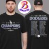 Los Angeles Dodgers MLB 2024 National League Champions World Series Locker Room T-Shirt