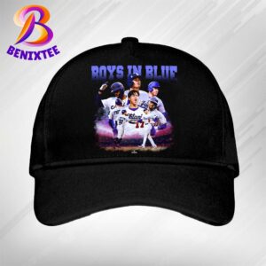 Los Angeles Dodgers Boys In Blue Player Graphic 2024 MLB World Series Champions Classic Cap