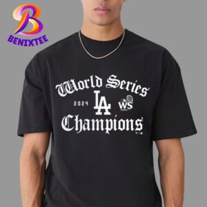 Los Angeles Dodgers Exclusive 2024 MLB World Series Champions Black Vintage T-Shirt