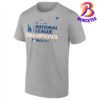 Los Angeles Dodgers Black MLB World Series 2024 National League Champions Bloop Single Roster Two Sides Print Classic T-Shirt