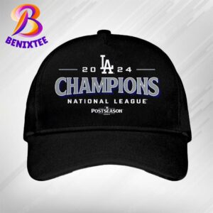 Los Angeles Dodgers MLB 2024 National League Champions World Series Snapback Hat Classic Cap