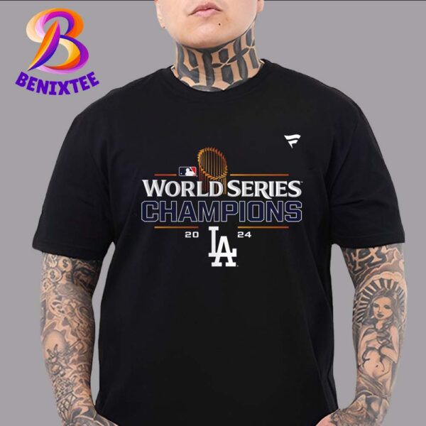 Los Angeles Dodgers MLB 2024 World Series Champions Locker Room Unisex T-Shirt