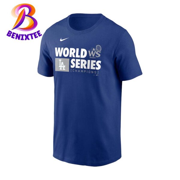 Los Angeles Dodgers Nike Banner MLB 2024 World Series Champions Unisex T-Shirt