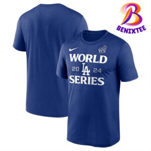 Los Angeles Dodgers X Nike MLB 2024 World Series Authentic Collection Legend Unisex T-Shirt