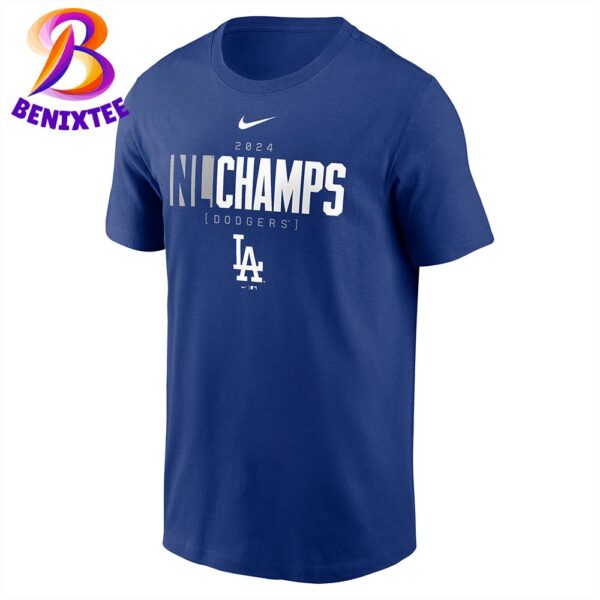 Los Angeles Dodgers x Nike 2024 National League Champions Logo Unisex T-Shirt