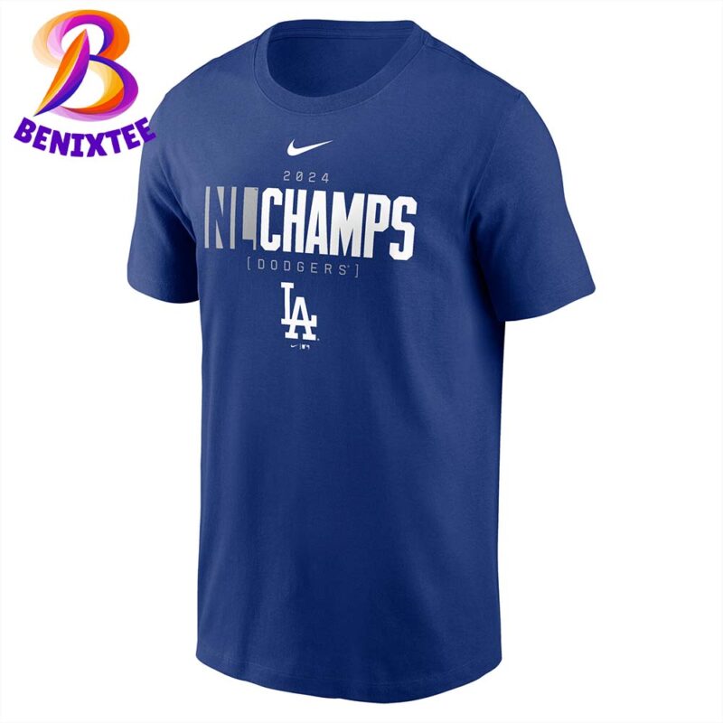 Los Angeles Dodgers x Nike 2024 National League Champions Logo Unisex T Shirt