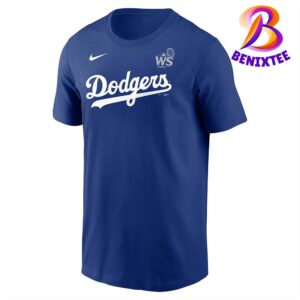 Los Angeles Dodgers x Nike MLB 2024 World Series Wordmark Classic T-Shirt