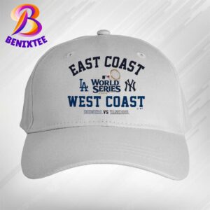 MLB 2024 World Series East Coast West Coast Matchup Los Angeles Dodgers Vs New York Yankees Unisex T-Shirt Classic Cap Snapback Hat