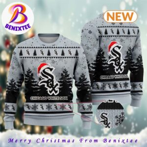 MLB Chicago White Sox 2024 Xmas Pattern Knitted Ugly Christmas Sweater