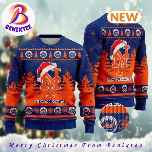 MLB New York Mets 2024 Gift For Holiday Ugly Christmas Sweater